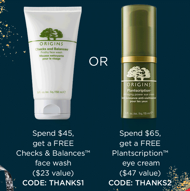 origins black friday and cyber monday emails