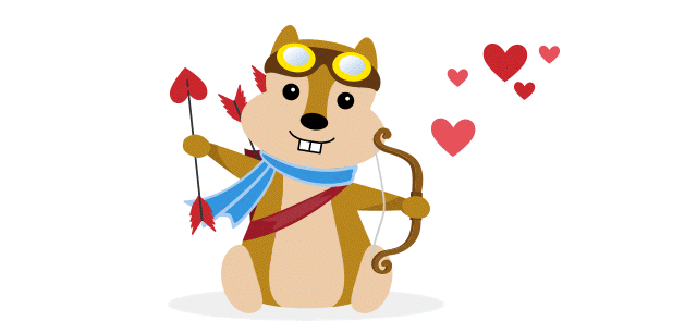 Hipmunk Valentine's Day Email GIFs