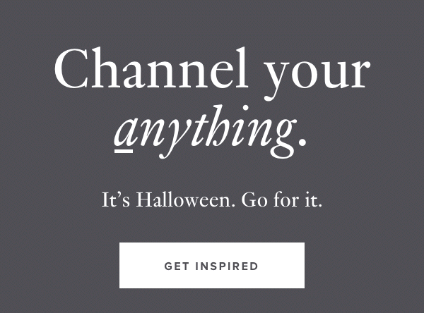 Rent the Runway Halloween Email Design
