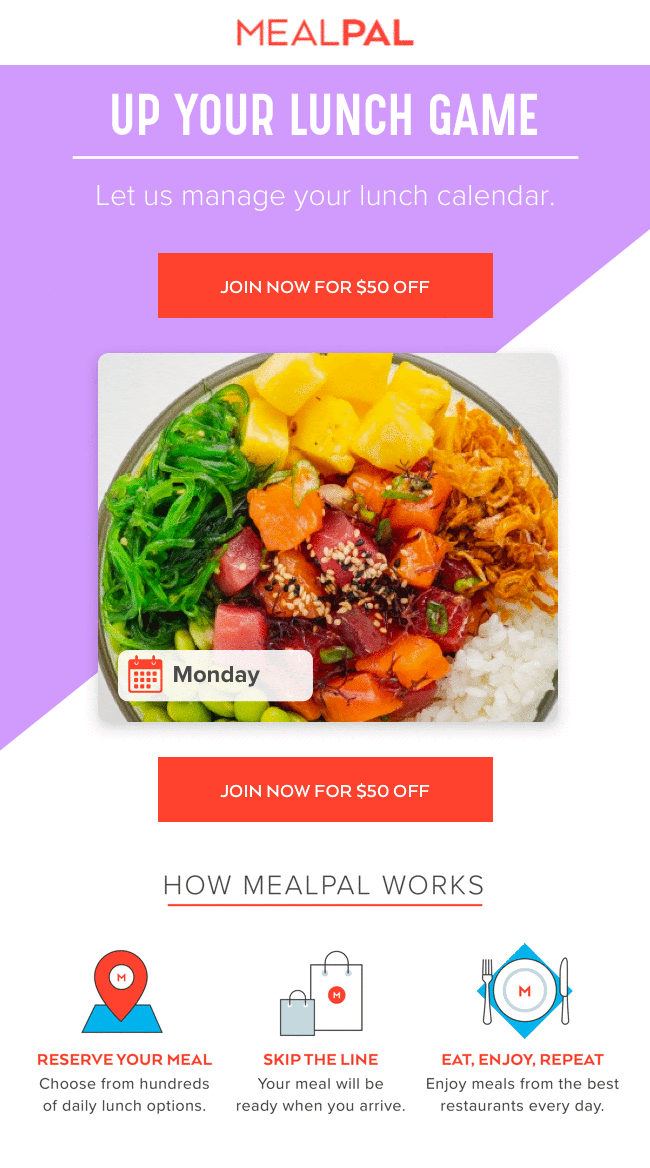 simple email example gif