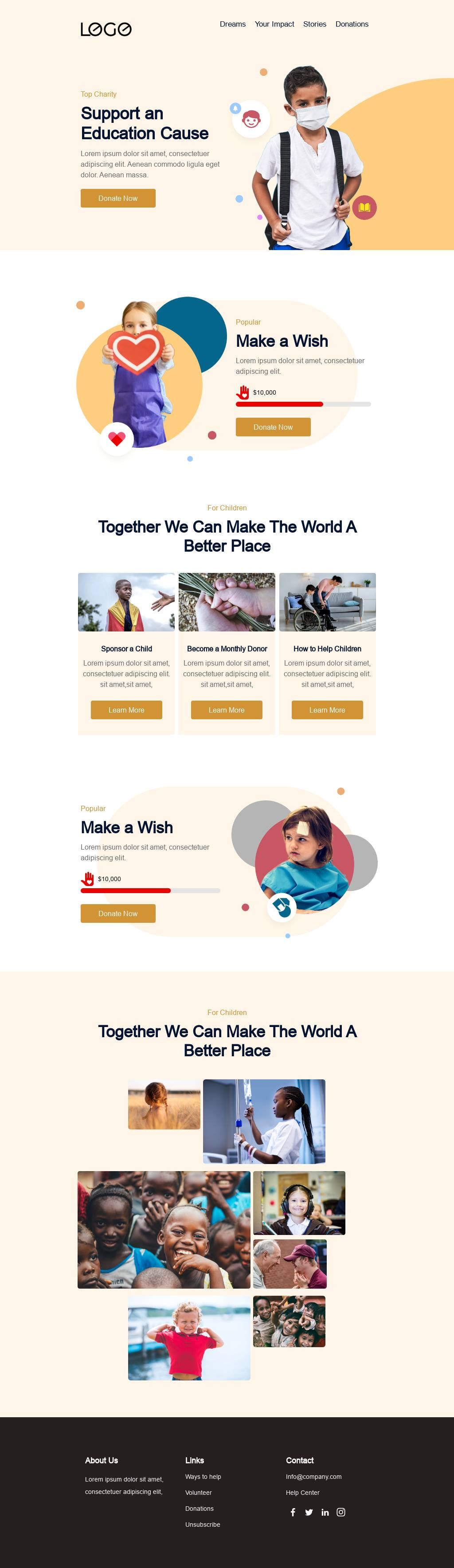 free emails for fundraising