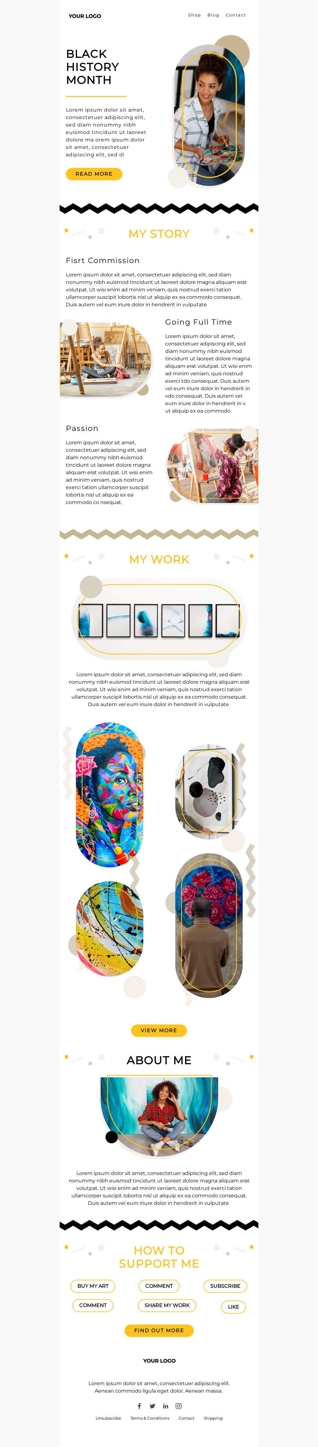 free email templates to highlight communities