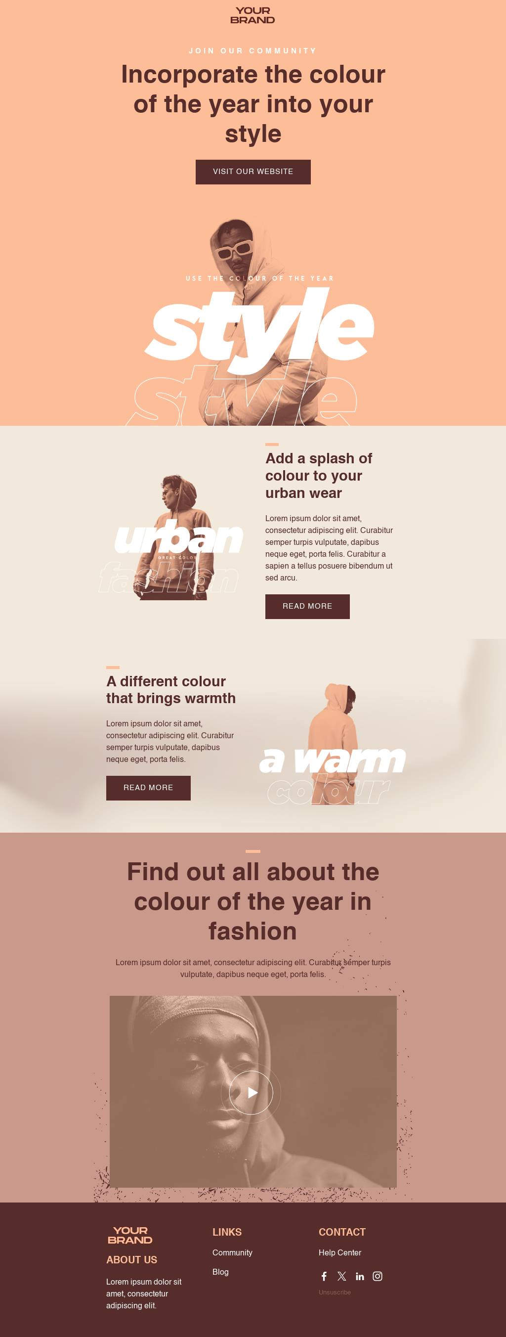 Style guide free template